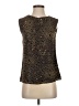 Tory Burch 100% Silk Brown Sleeveless Silk Top Size 2 - photo 1