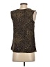 Tory Burch 100% Silk Brown Sleeveless Silk Top Size 2 - photo 2