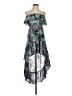 Assorted Brands Paisley Teal Cocktail Dress Size S - photo 1