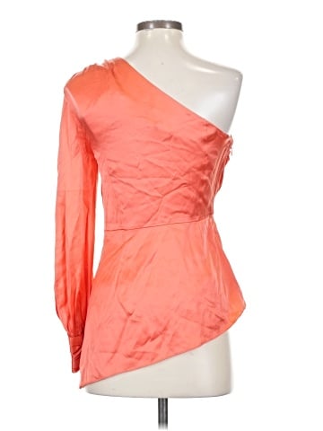 Cinq à Sept 3/4 Sleeve Silk Top (view 2)