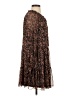 AaKaa 100% Polyester Brown Casual Dress Size S - photo 4