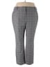 Lane Bryant Plaid Gray Dress Pants Size 22 - photo 1