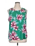 Van Heusen 100% Polyester Green Sleeveless Blouse Size XL - photo 1