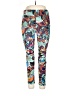 Lularoe Print Blue Active Pants Size 1X (Tall & Curvy) - photo 1