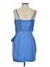 Etiquette 100% Polyester Solid Blue Cocktail Dress Size S - photo 1