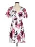 Assorted Brands 100% Polyester Floral White Pink Casual Dress Size S - photo 1