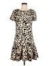 Betsey Johnson Animal Print Brown Casual Dress Size 8 - photo 1