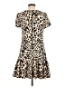 Betsey Johnson Animal Print Brown Casual Dress Size 8 - photo 2