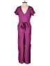 MNG Solid Purple Jumpsuit Size S - photo 1