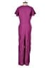 MNG Solid Purple Jumpsuit Size S - photo 2