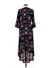 Hayden 100% Polyester Paisley Blue Casual Dress Size M - photo 2