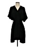 Charles Henry 100% Polyester Solid Black Casual Dress Size S - photo 1