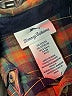Tommy Bahama 100% Cotton Plaid Orange Long Sleeve Button-Down Shirt Size 5 - 6 - photo 3