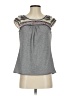 One September Gray Sleeveless Blouse Size P (petite) - photo 1
