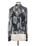 Evereve Gray Long Sleeve Blouse Size S - photo 1