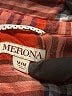 Merona 100% Cotton Plaid Orange Long Sleeve Button-Down Shirt Size M - photo 7