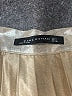 Zara Metallic Gold Formal Skirt Size L - photo 4