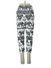 Unbranded Print White Casual Pants Size S (estimated) - photo 2