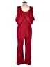 Anthony Original Solid Red Jumpsuit Size L - photo 2