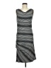 Mossimo Stripes Gray Casual Dress Size M - photo 1
