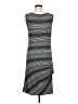 Mossimo Stripes Gray Casual Dress Size M - photo 2