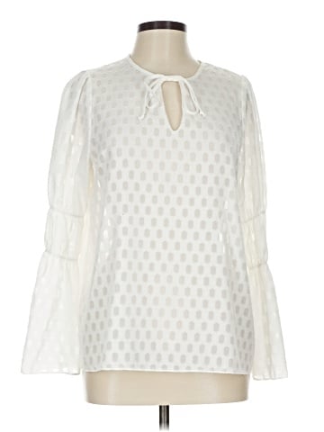 Waverly Grey 3/4 Sleeve Blouse (view 1)