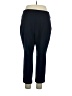 Rafaella Solid Blue Active Pants Size 1X - photo 2