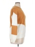 Unbranded 100% Acrylic Color Block Yellow Tan Pullover Sweater Size XL - photo 4