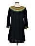 uncle frank 100% Rayon Black 3/4 Sleeve Blouse Size S - photo 2