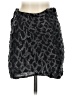 MNG Animal Print Black Formal Skirt Size XS - photo 1