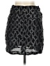 MNG Animal Print Black Formal Skirt Size XS - photo 2