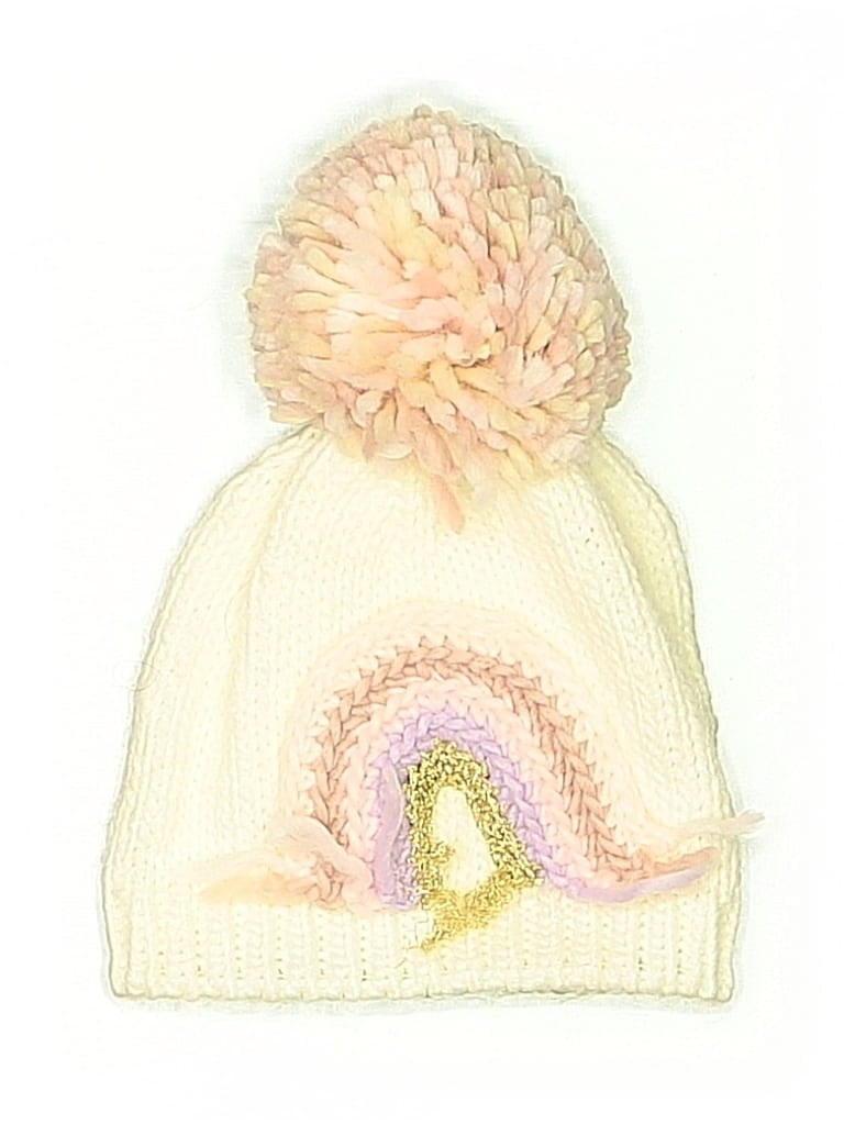Pre-owned Assorted Brands Kids' Beanie Hat In Ivory
