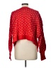 Unbranded Polka Dots Red Pullover Sweater Size L - photo 2