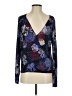 Guess 100% Spandex Blue Long Sleeve Blouse Size S - photo 1