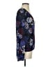 Guess 100% Spandex Blue Long Sleeve Blouse Size S - photo 4