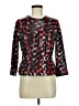 Ruby Rd. Print Red Blazer Size 6 - photo 1