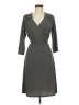Evan Picone 100% Polyester Polka Dots Gray Casual Dress Size M - photo 1