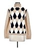 A.P.C. Argyle Tan Pullover Sweater Size M - photo 1