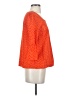 Halogen 100% Cotton Orange 3/4 Sleeve Top Size S - photo 4