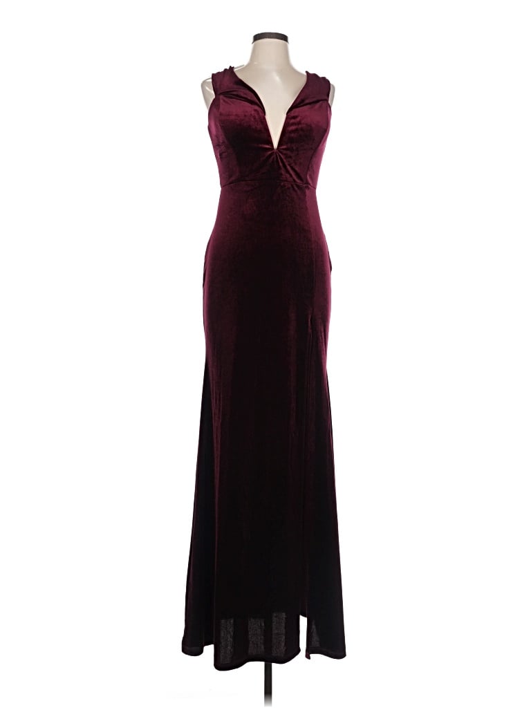 Pre-owned Windsor Cocktail Dress In Burgundy
