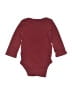 Carter's 100% Cotton Solid Burgundy Long Sleeve Onesie 9-12 MO / 12 MO - photo 2