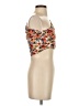 Shein 100% Polyester Orange Sleeveless Blouse Size 2 - photo 4