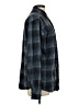 Weatherproof 100% Cotton Plaid Blue Long Sleeve Button-Down Shirt Size L - photo 4
