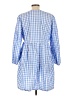 Assorted Brands 100% Cotton Checkered-gingham Blue Casual Dress Size L - photo 2