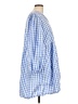 Assorted Brands 100% Cotton Checkered-gingham Blue Casual Dress Size L - photo 4