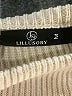 Lillusory Stripes Tan Turtleneck Sweater Size M - photo 7