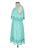Gianni Bini 100% Polyester Chevron-herringbone Teal Casual Dress Size L - photo 5