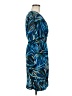 Jonathan Martin Print Blue Casual Dress Size 6 - photo 4
