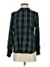 Ann Taylor LOFT 100% Rayon Plaid Green Long Sleeve Blouse Size S - photo 1
