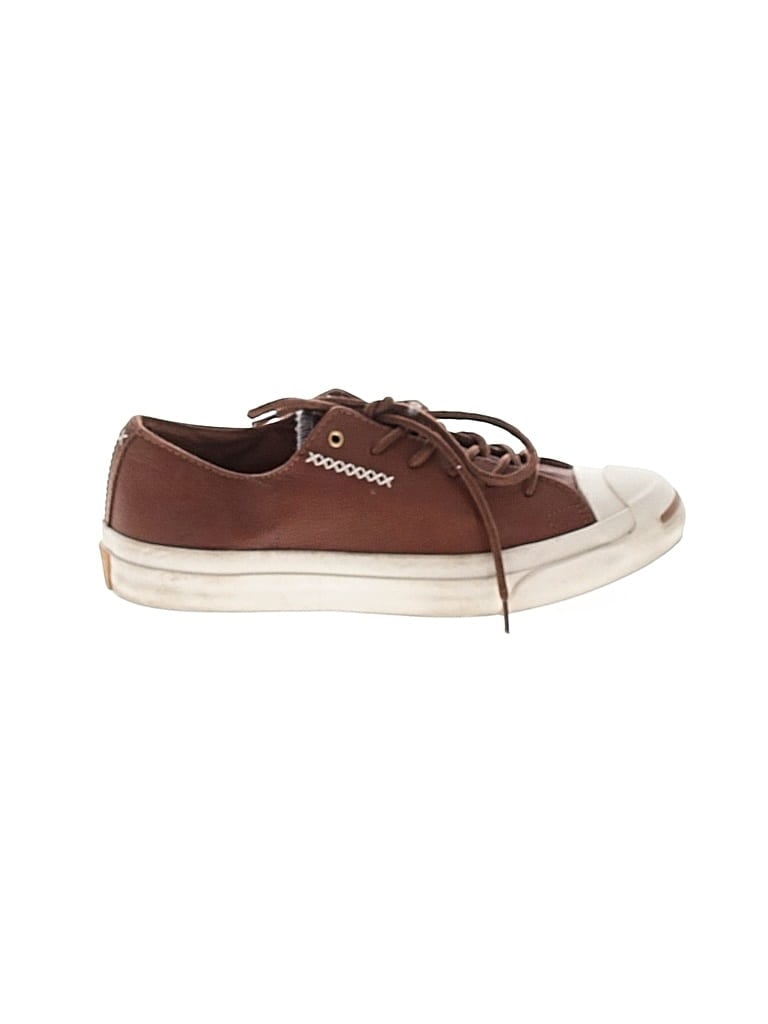 Pre-owned Converse Sneakers In Brown